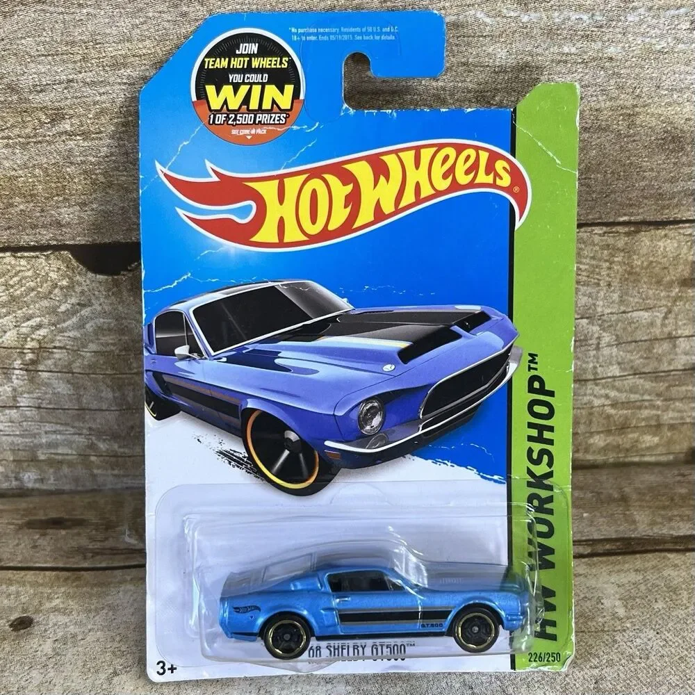 Hot Wheels 2015 HW Workshop 68 Shelby GT500‎ Blue Muscle Mania 226/250 CFJ04
